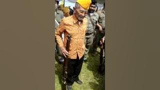 Sukabumi veterans demonstrate rifle drilling