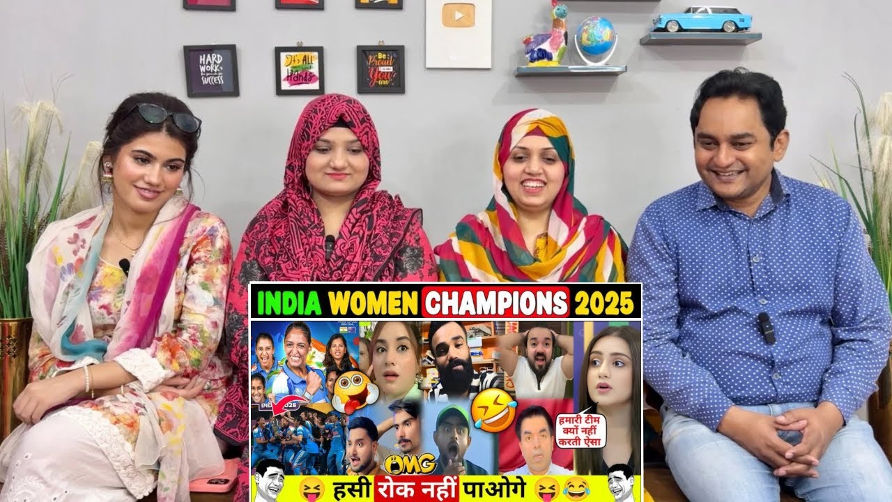 Pakistani Media In Shocked Indian Women's Team Lift The World Cup 2025 🏆 | Hilarious Pak Reactions 😂