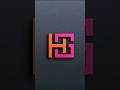 HG later logo design idea for beginner abode illustrator software #illustartion #graphicdesign