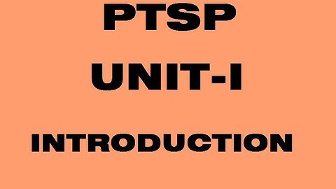 INTRODUCTION PTSP