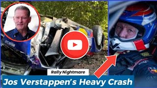 Jos Verstappen Fire Crash 🔥 The Day F1 Turned Into Flames!