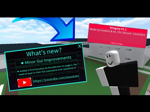 Stingray V1 2 Minor Update Roblox Exploiting And Trolling - roblox grab knife trolling roblox exploiting 2 youtube