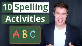 10 Spelling Activities for English Class #eslgame #spelling