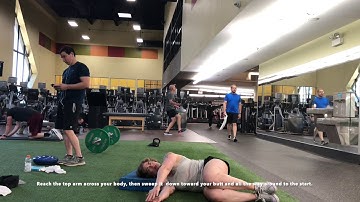 T-Spine Rotation w/ Arm Sweep