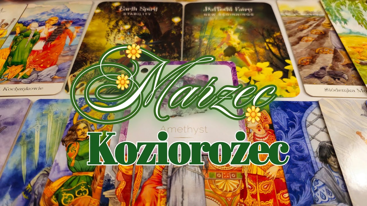 Tarot. Marzec🌼Koziorożec♑️ Powolny, miarowy rozwój 5555 Uwaga na oszusta 77 Kierunek nowy początek
