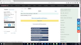 What is the main package of JNDI API. | javapedia.net