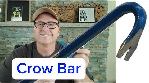 How to Use a Crowbar