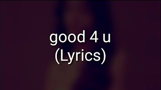 Olivia Rodrigo - good 4 u (Lyrics)