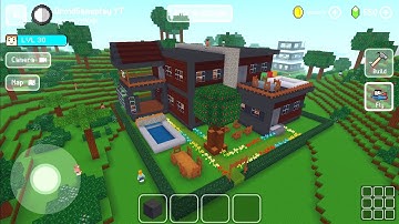 Modern Mansion Part 1 Construction - Block craft 3d