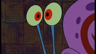 Bob Esponja - Gary golpea a Calamardo (Escena)