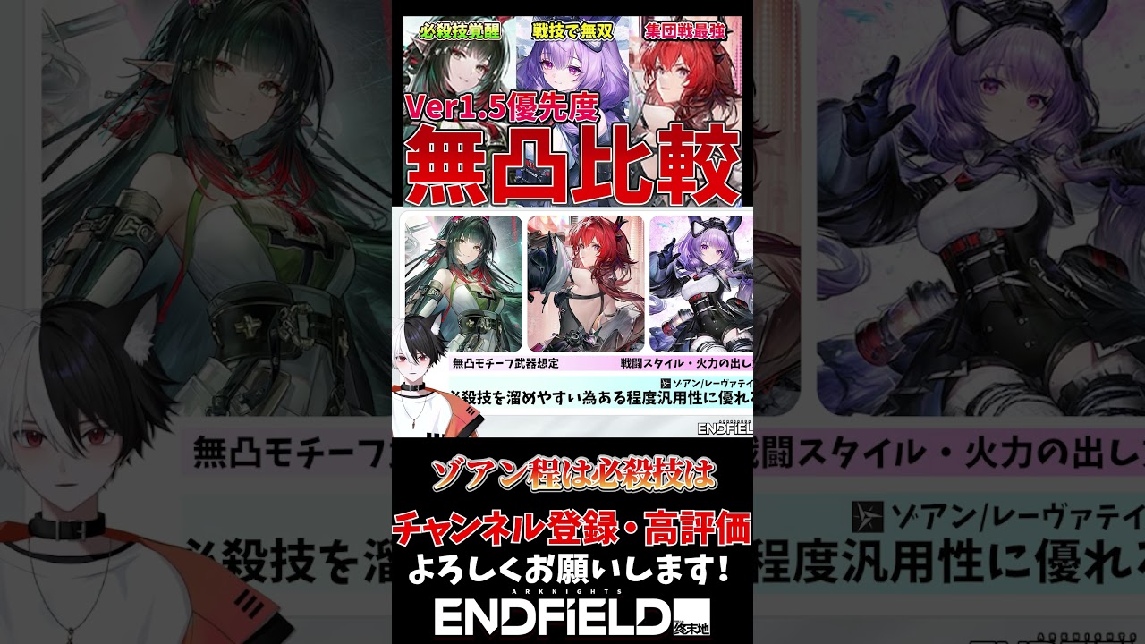 【エンドフィールド】ティフォロス無凸でも引くべき?確保優先度で考えるVer1.5最終評価!#shorts #アークナイツエンドフィールド #ティフォロス