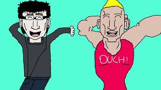 Virgin vs. Chad (Caramelldansen)