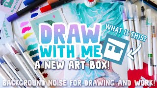 Finally forced to try aquarelle brush pens... UPCRATE ART UNBOXING DRAW WITH ME Ep 23 by Dina Norlund 67,094 views 4 years ago 27 minutes