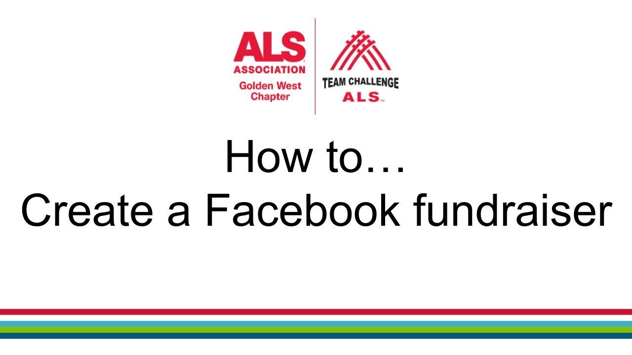 How to...create a Facebook fundraiser