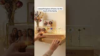 Grandma‘s Garden Birth Month Flowers - Personalized Acrylic LED Night Light