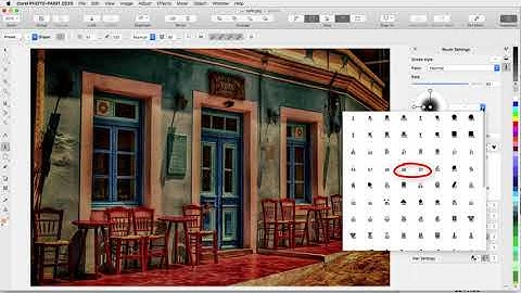 Using the Paint Tool in PHOTO-PAINT (Mac)