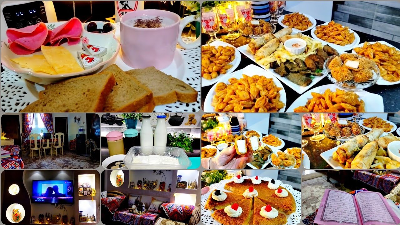 روتين رمضانى🌙 بدأت من السحور لحد تجهيز احلى سفرة فطار وحلو وفى الاخر حصل إلى مكنتش عامله حسابه 🥺🤦😂