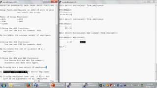 4.1 Avg,Sum,Min,Max group functions