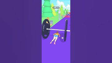 Barbell Girl Amazing Gameplay  | Short Gameplay Walkthrough Android IOS #shorts
