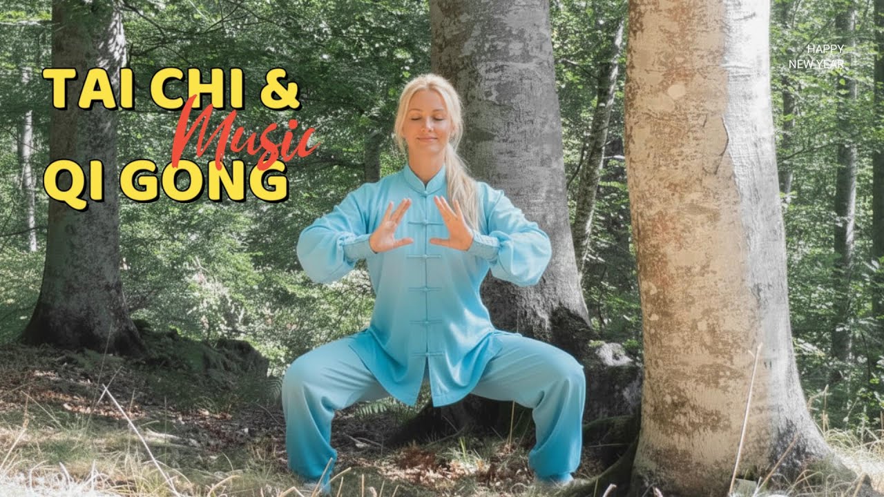 60 Minutes Tai Chi & Qi Gong Music | Embracing the Tree Posture 🌳 | Deep Energy Flow