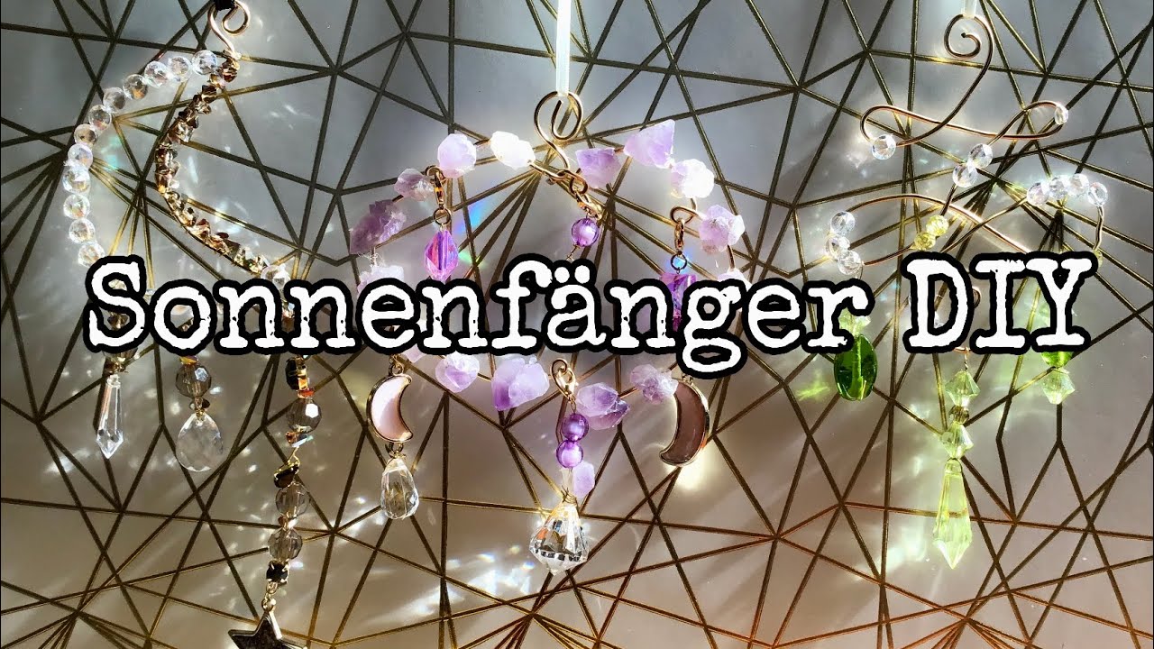 Bastelidee: Sonnenfänger aus Draht und Perlen | Puzzle Flake