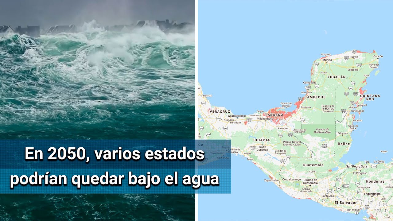 Parte de México podría quedar bajo el agua en 2050 - YouTube