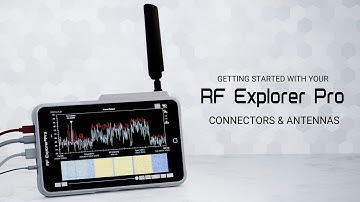 Getting Started RF Explorer PRO - Connectors and Antennas