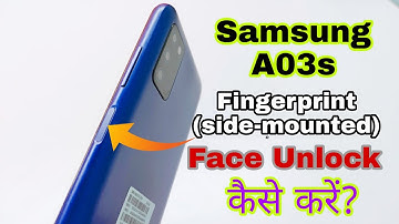 Samsung Galaxy A03s Fingerprint (side-mounted) & Face Unlock | Review | 2021🔥🔥🔥