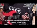 SUPER BAD James Bass Guitar Cover - LESSON AT @EricBlackmonGuitar