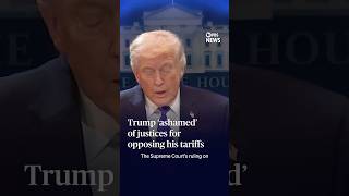 Trump ‘ashamed’ of justices for opposing his tariffs