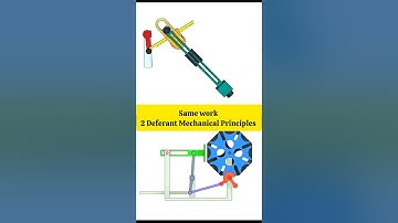 Quick Placed Mechanical Principles – 2 Different Principles, Same Work! ⚙️ #Shorts