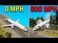 Instant Speed 0 to 600 MPH Blast : Which BeamNG Car Survives the Farthest?! #002 Dummy?