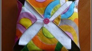How to make a napkin holder How to sew a napkin holder.