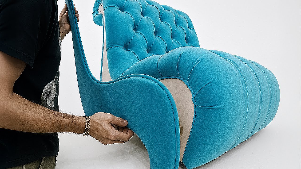 Делаю шезлонг / кресло BUBLE. Процесс с нуля и шаг за шагом!