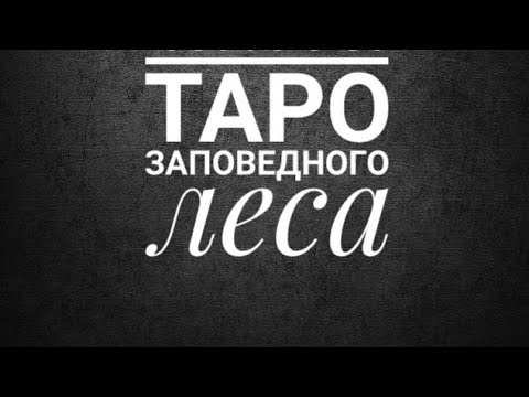 Таро заповедного леса.Обзор колоды.