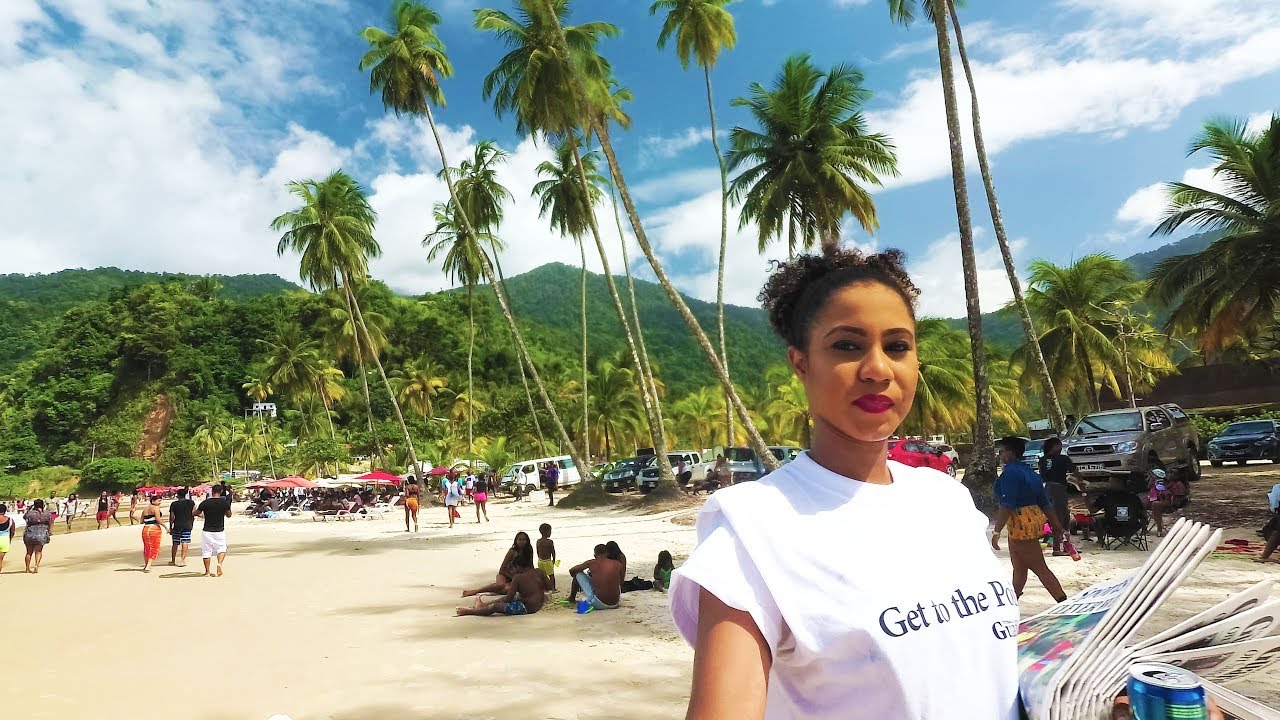 Trinidad 4K Walking on Maracas Beach Sept 2017 YouTube