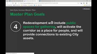 (Part 1) Van Dyke Avenue Master Plan - Community Workshop #1