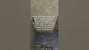 Every subscribers this video get i will destroy 10 blocks from the nether day 8 #shorts #minecraft