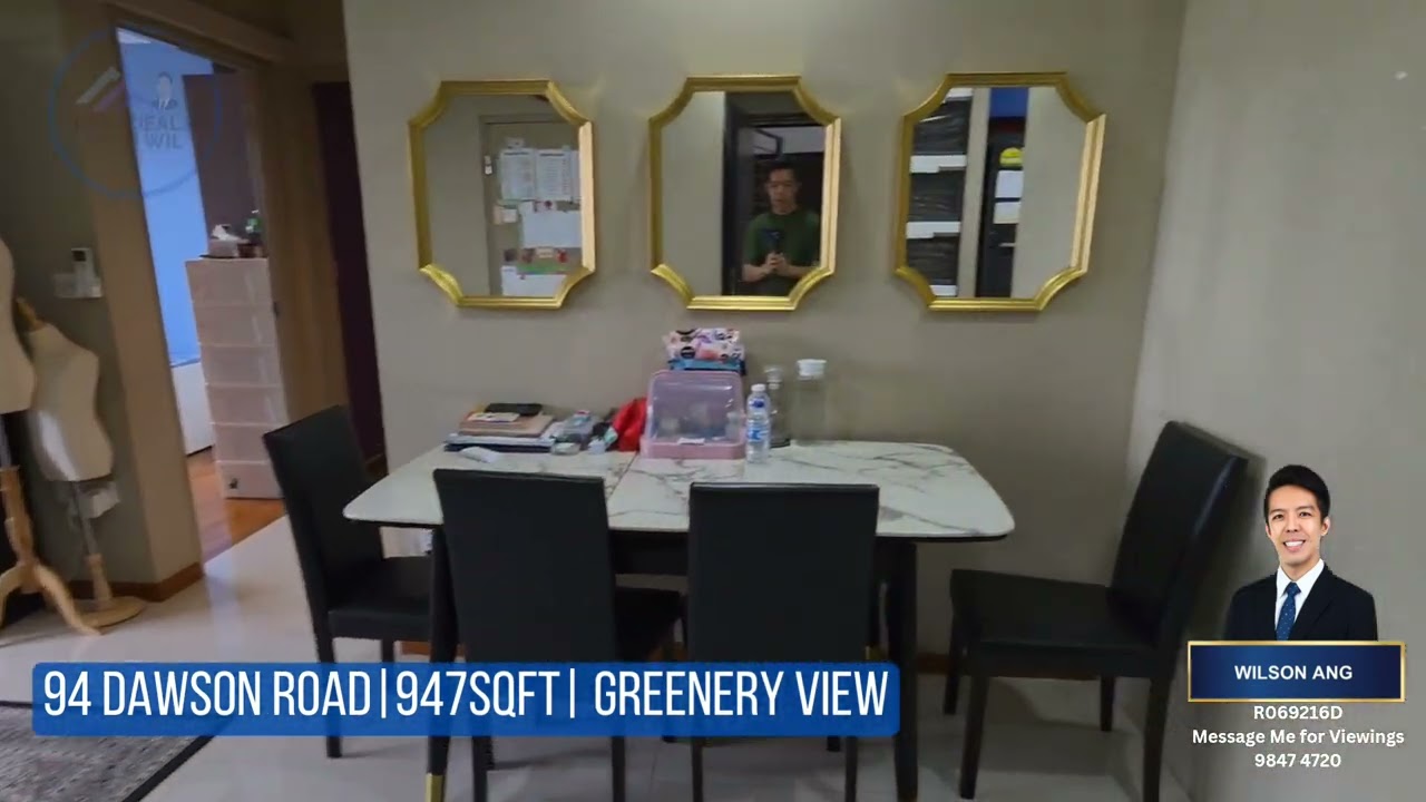 (FOR SALE) 94 Dawson Road 4 Room HDB | 947SQFT | Unblocked View, Quiet, GCB views