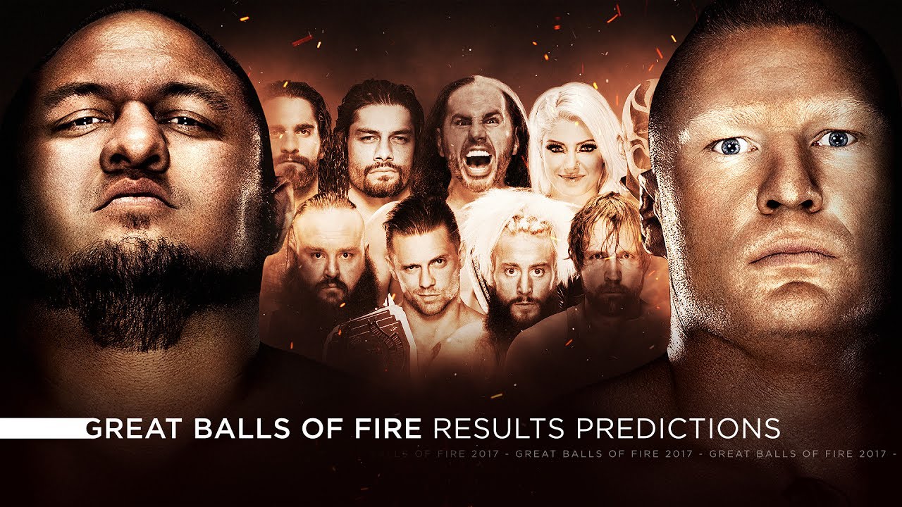 WWE Great Balls of Fire 2017 Results Predictions YouTube