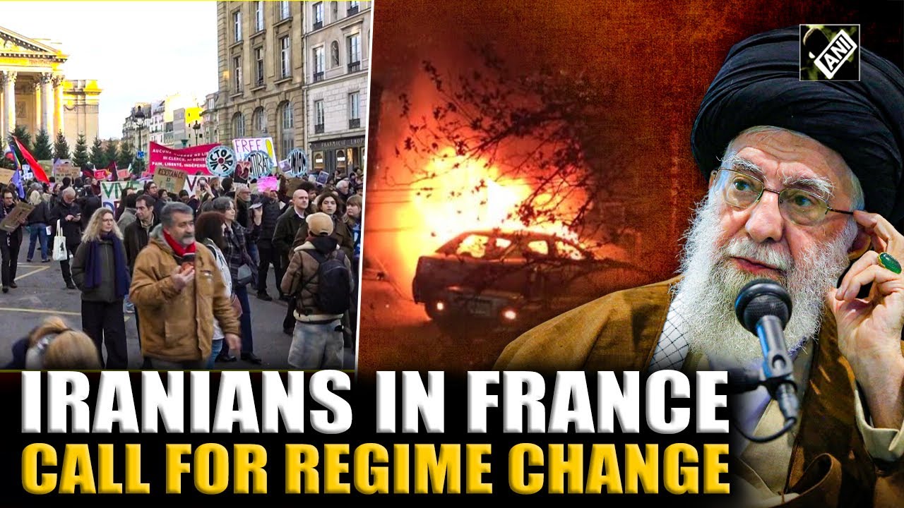 СМОТРИТЕ: Иранцы во Франции добиваются смены режима Хаменеи и осуждают подавление протестов.