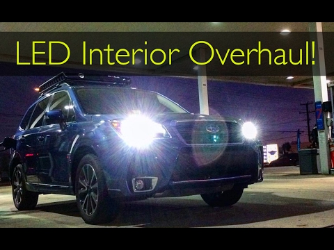 2017 Subaru Forester XT LED Interior Overhaul!