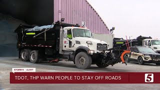 THP, TDOT urge everyone to stay home during icy conditions