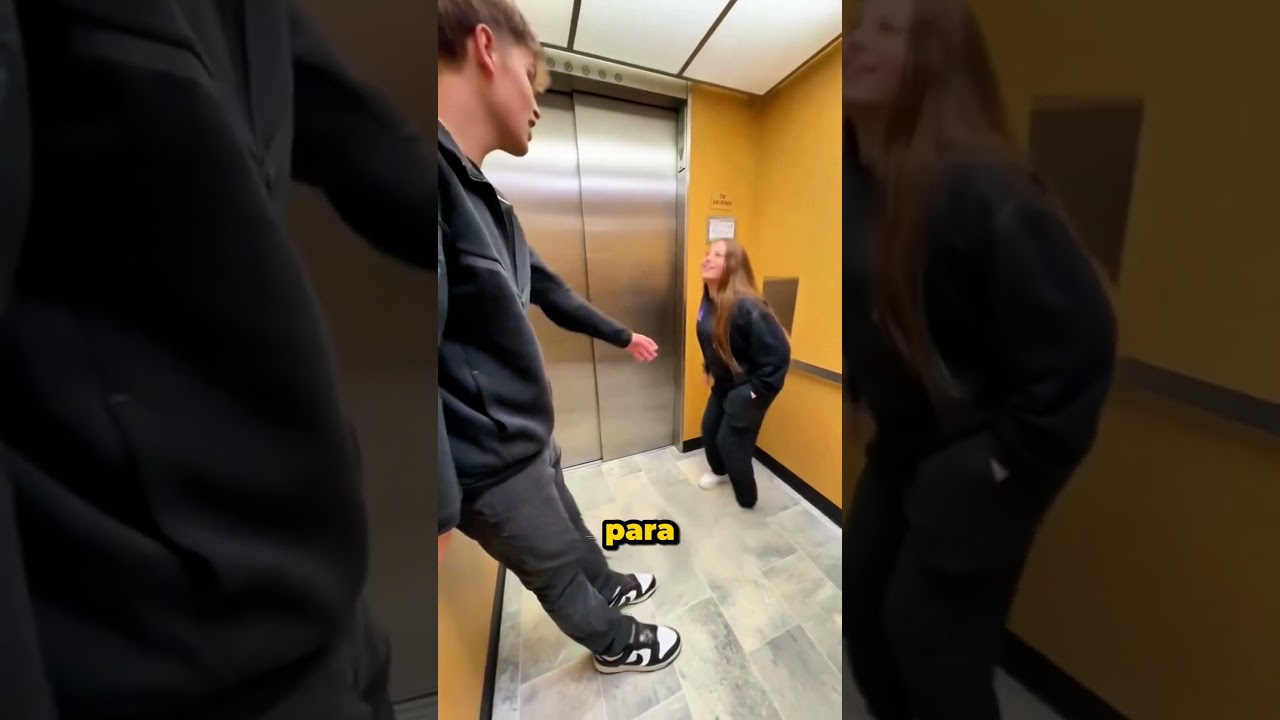Broma en el ascensor termina en susto real