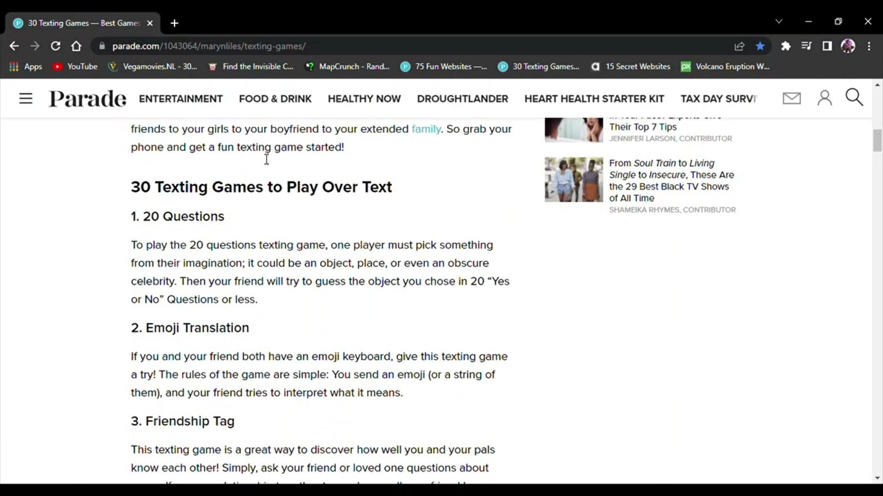 Games that you can play while chatting or texting with friends //30
