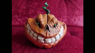 Timelapse Evil Pumpkin - 3D Printing