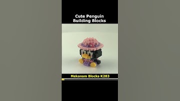Cute Zoo - Penguin K283 Blocks #K283 #Mekansm #Penguin #Cute_Zoo #Lego #MiniBlock #NanoBlock
