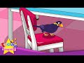 Where is my bird? On the chair. (In/on/under) - Education song with lyrics - Sing a song