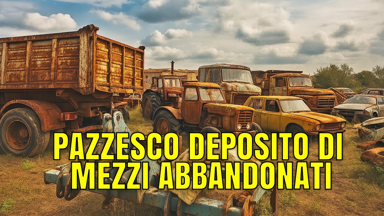SCOPRO UN INCREDIBILE DEPOSITO DI AUTOVETTURE ABBANDONATE IN PUGLIA!