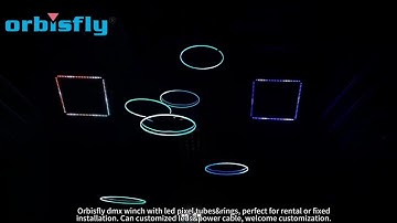 #eastsun #kineticlights #kineticwinch #orbisfly #digidot #dmxwinch